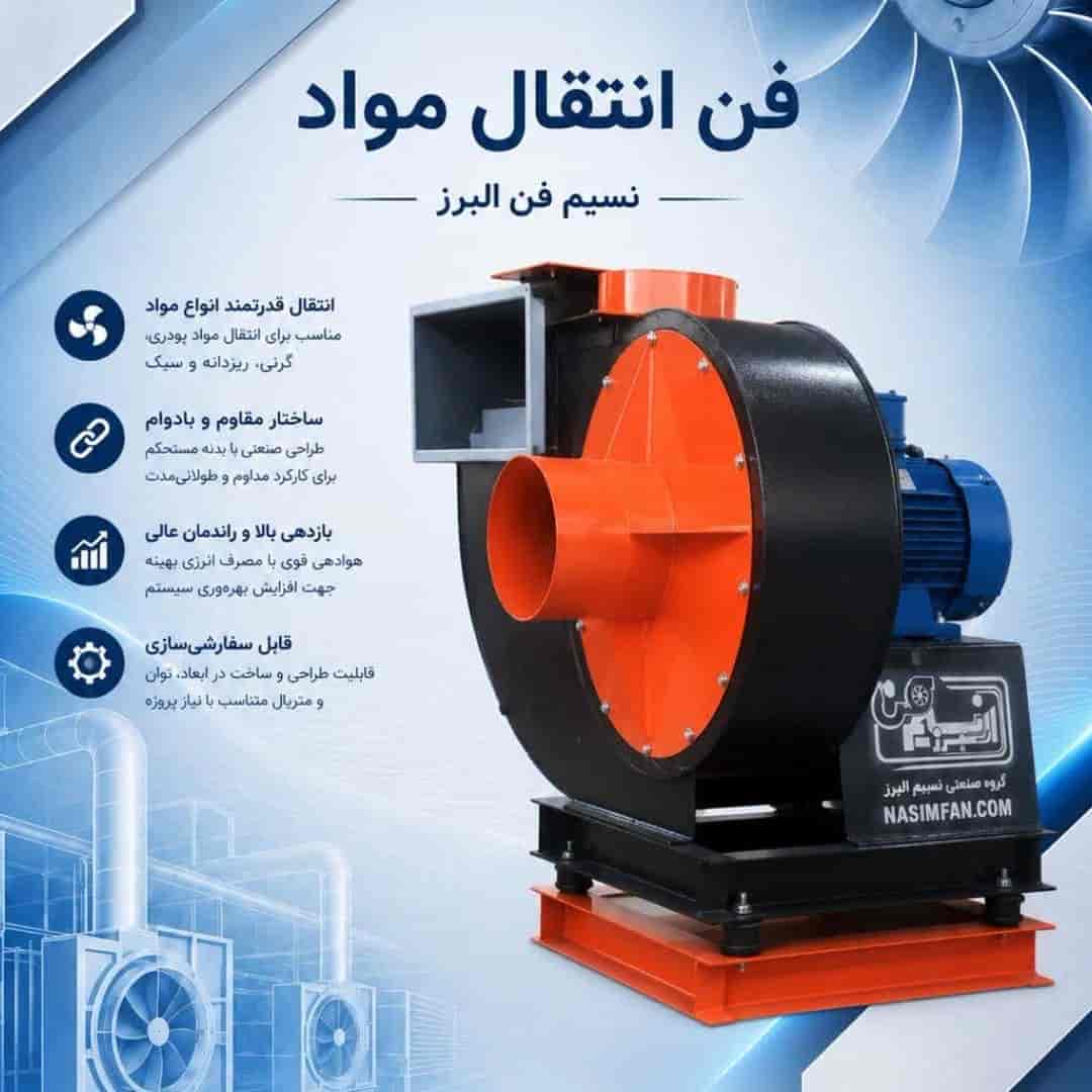Malzeme transfer fanı
